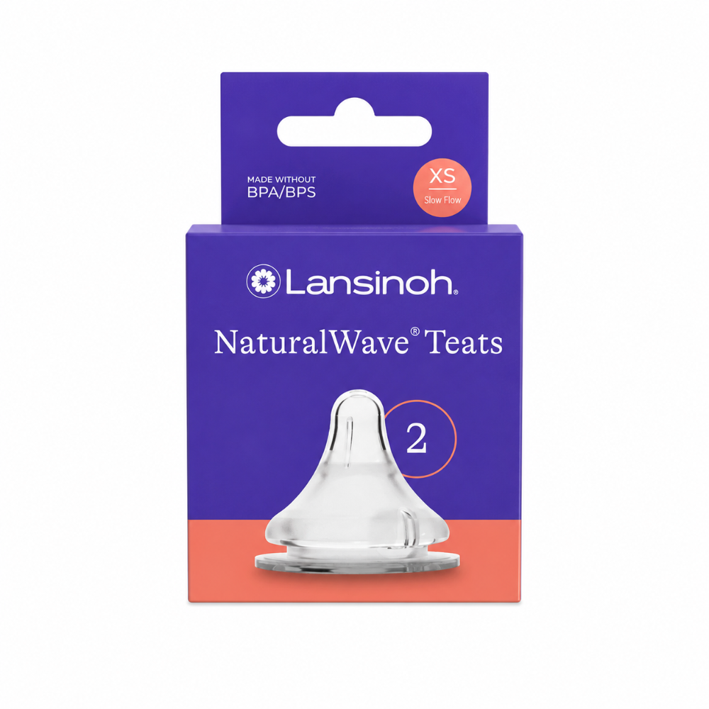 Lansinoh Natural Wave Extra Slow Flow Teats - 2 Pack
