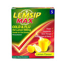 Lemsip Max Cold & Flu Hot Lemon 1000mg - 5/10 Pack