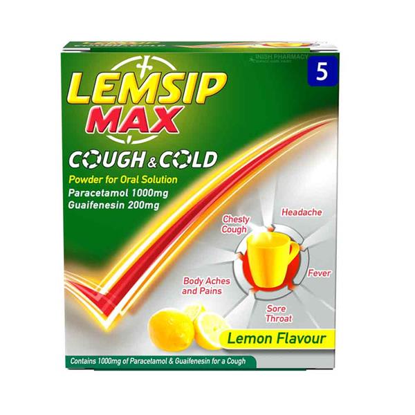 Lemsip Max Cough & Cold Sachets - 5 Pack