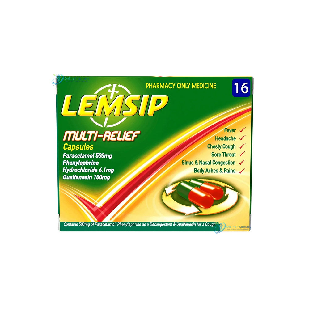Lemsip Multi Relief Capsules - 16 Pack