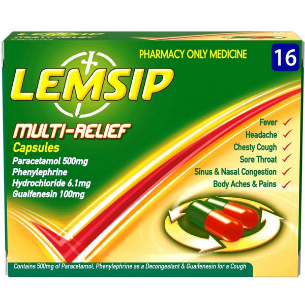 Lemsip Multi Relief Capsules - 16 Pack