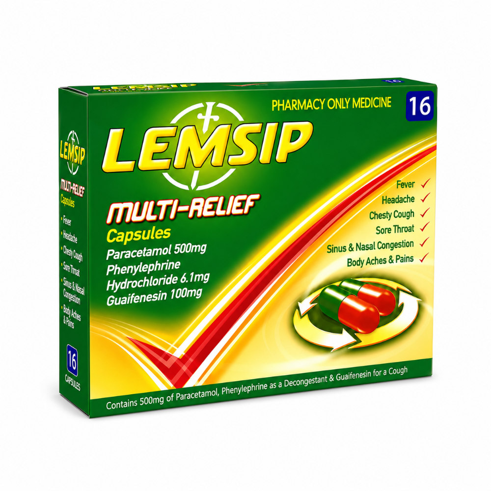 Lemsip Multi Relief Capsules - 16 Pack