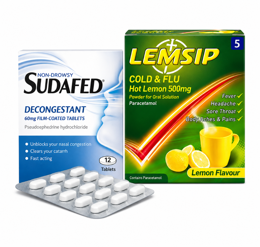 Lemsip & Sudafed Tablets Bundle