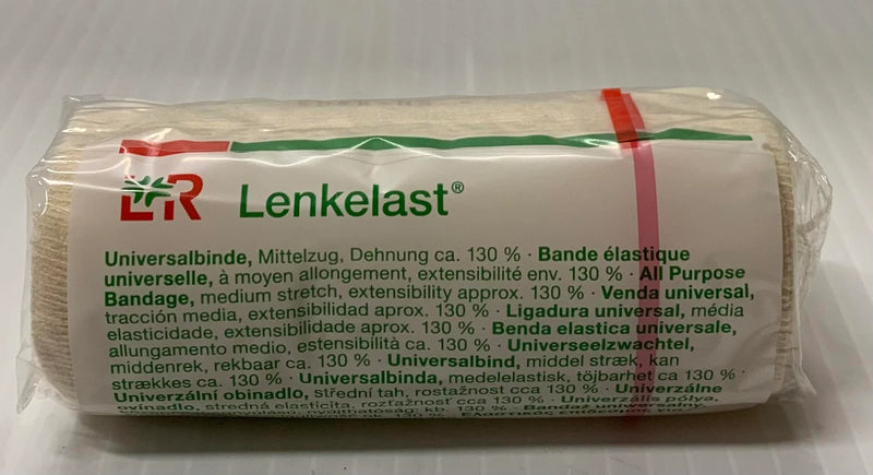 Lenkelast Crepe Bandage 6cm x 5m - 10 Pack