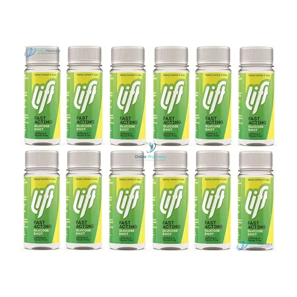 Lift Fast Acting Glucose Shot Zesty Lemon - 12 x 60ml