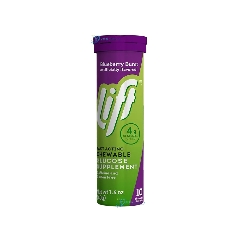 Lift Glucose Chews Blueberry - 10 Pack