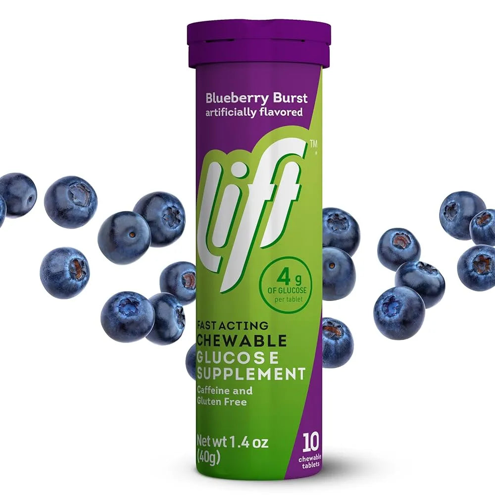 Lift Glucose Chews Blueberry - 10 Pack