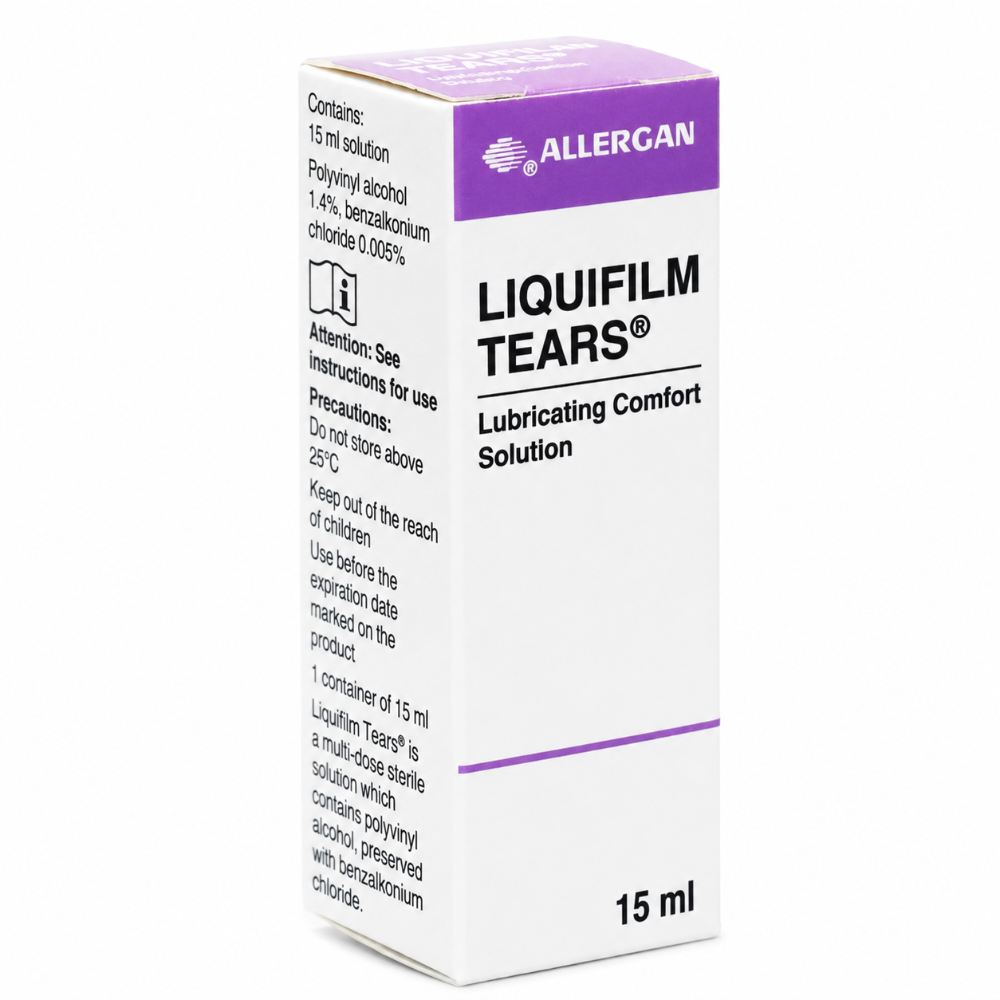 Liquifilm Tears Lubricating Comfort Eye Drops - 15ml