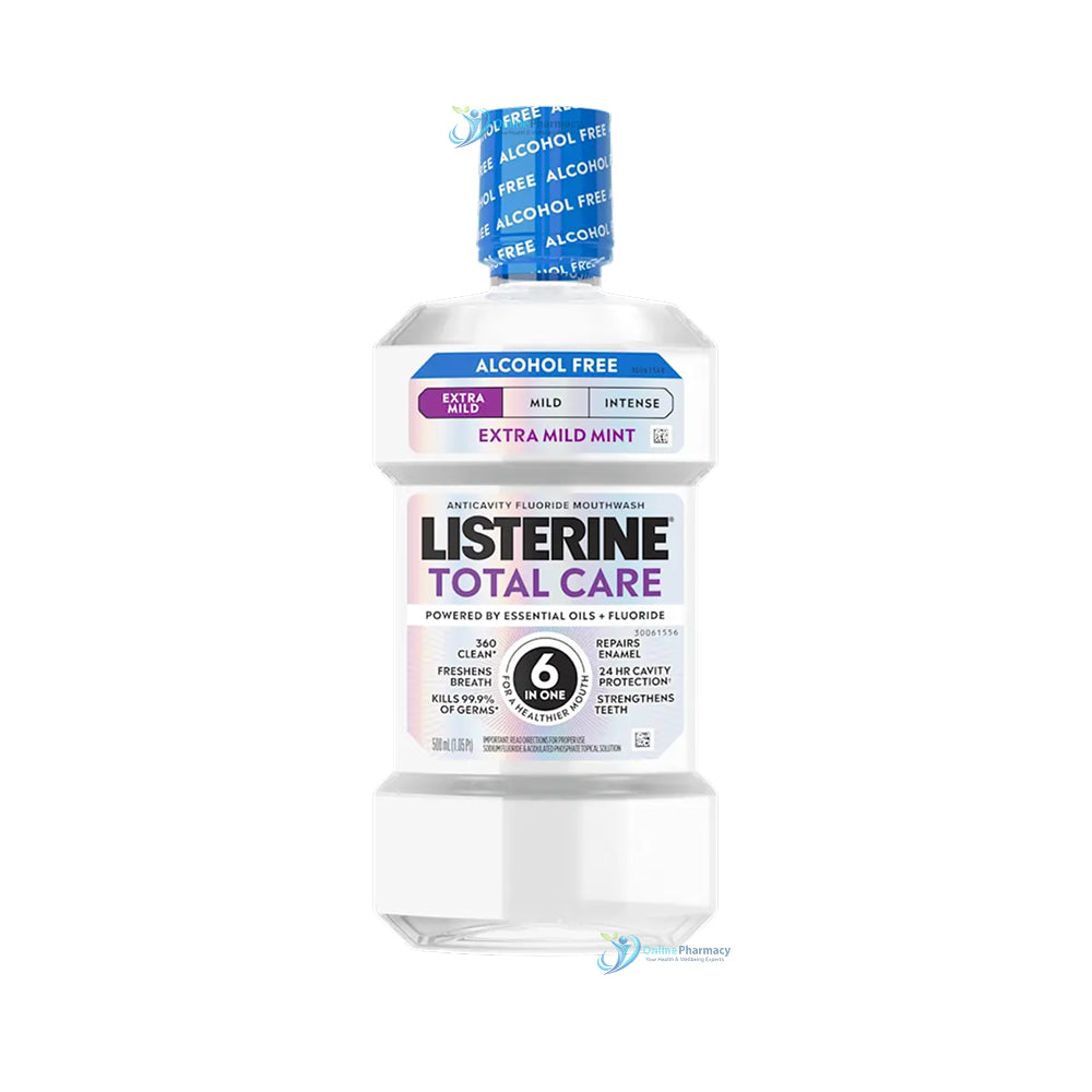 Listerine Total Care Extra Mild Alcohol Free - 500ml