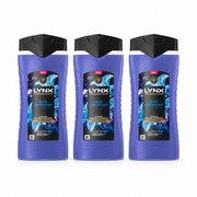 Lynx Fine Fragrance Shower Gel Blue Lavender - 3 Pack