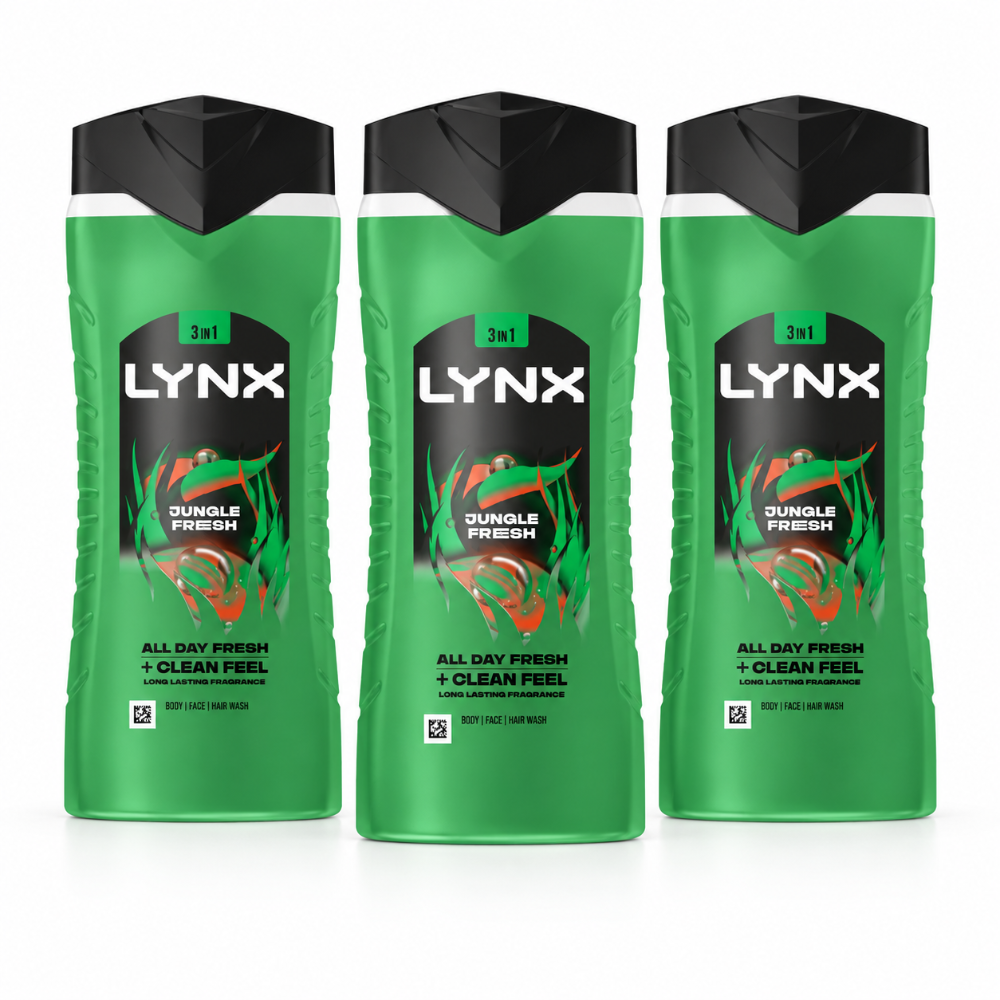 Lynx Jungle Fresh Shower Gel Trio
