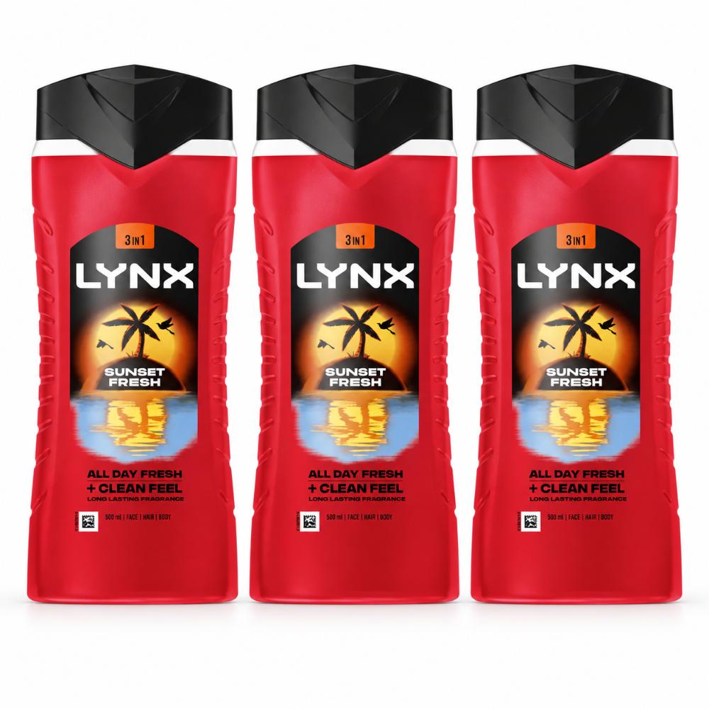 Lynx  Shower Gel Sunset Fresh - 3 Pack