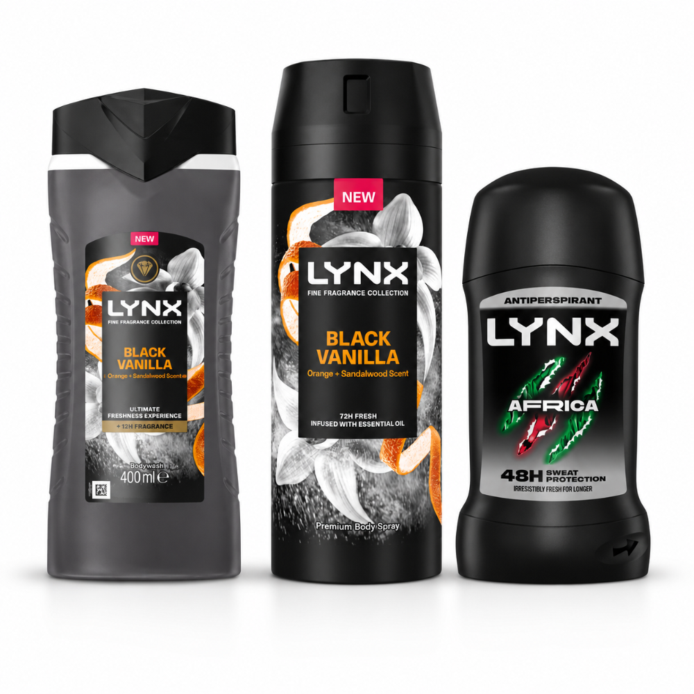 Lynx Black Vanilla & Africa Bundle