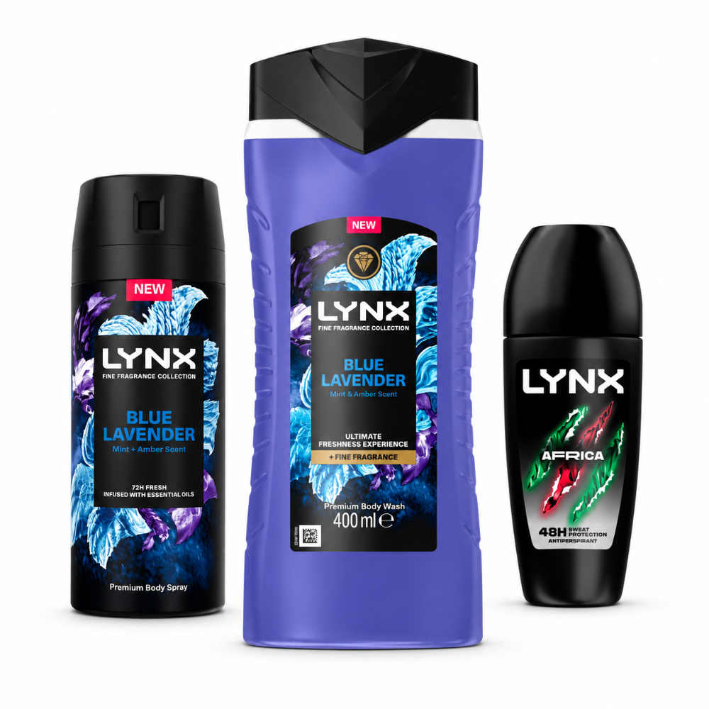 Lynx Blue Lavender Aftercare Bundle