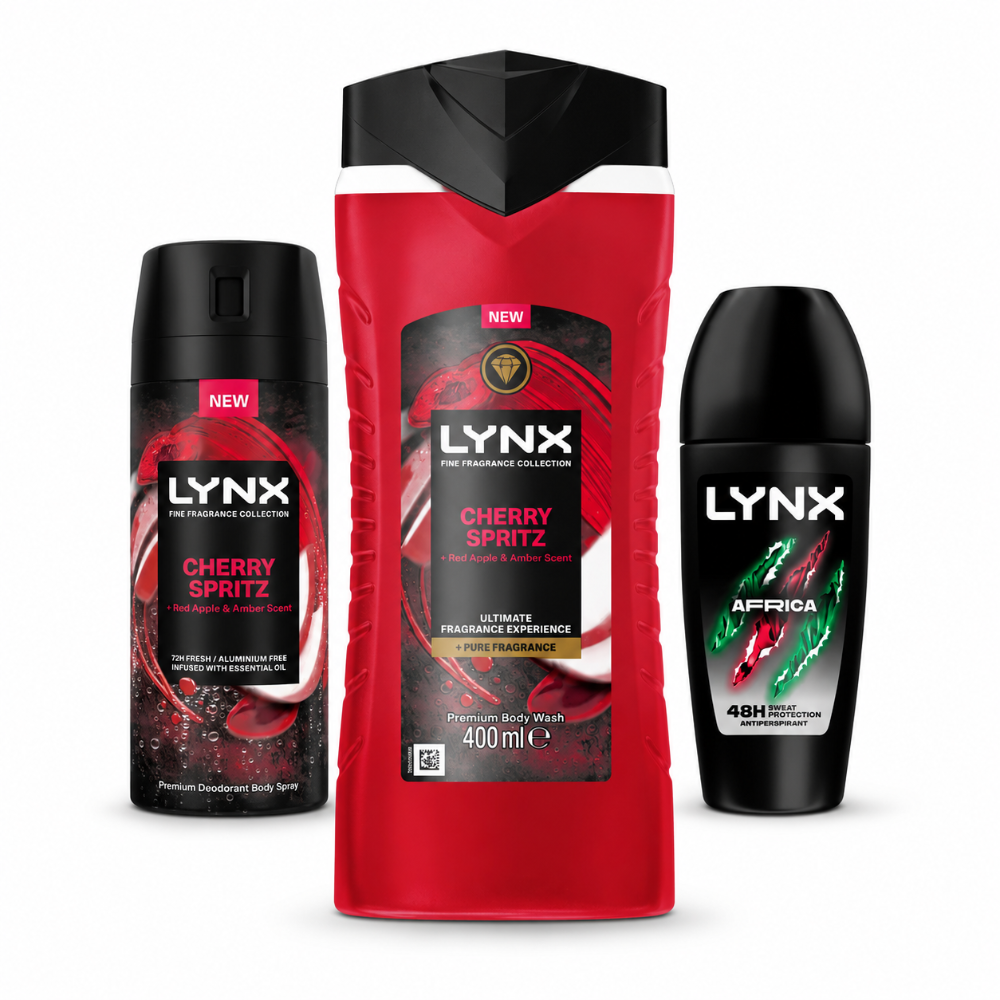 Lynx Cherry Spritz Aftercare Bundle