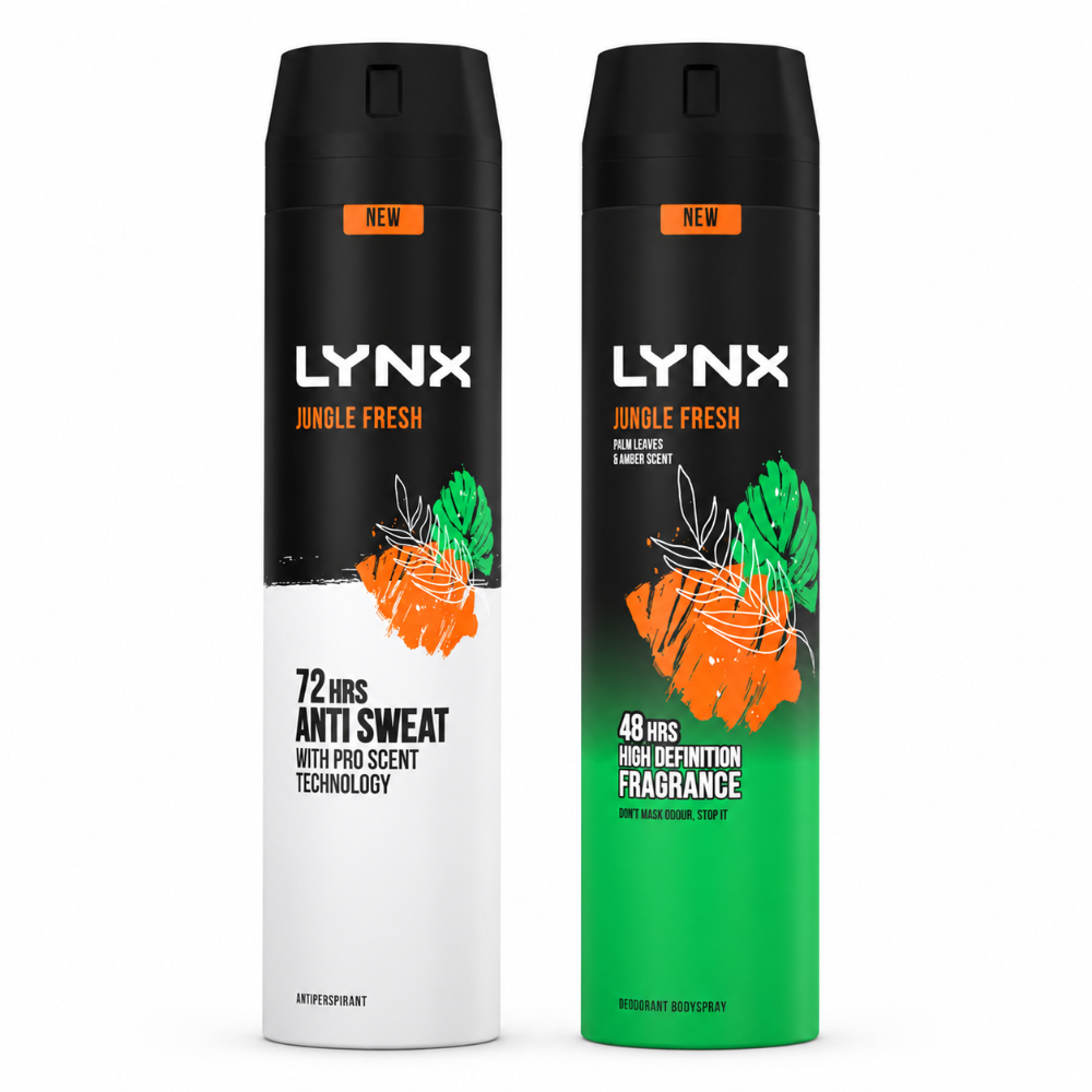 Lynx Jungle Fresh Body Spray & Anti-Perspirant Bundle