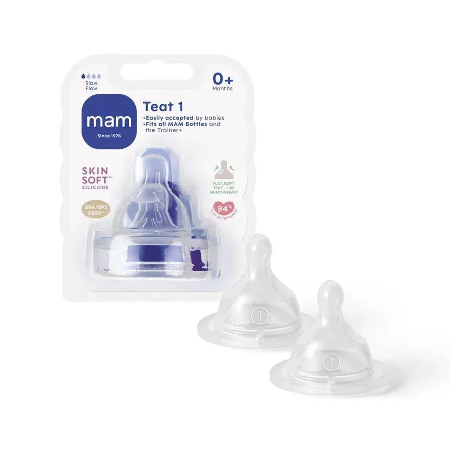 MAM Teat 1 (Slow Flow) - 2 Pack