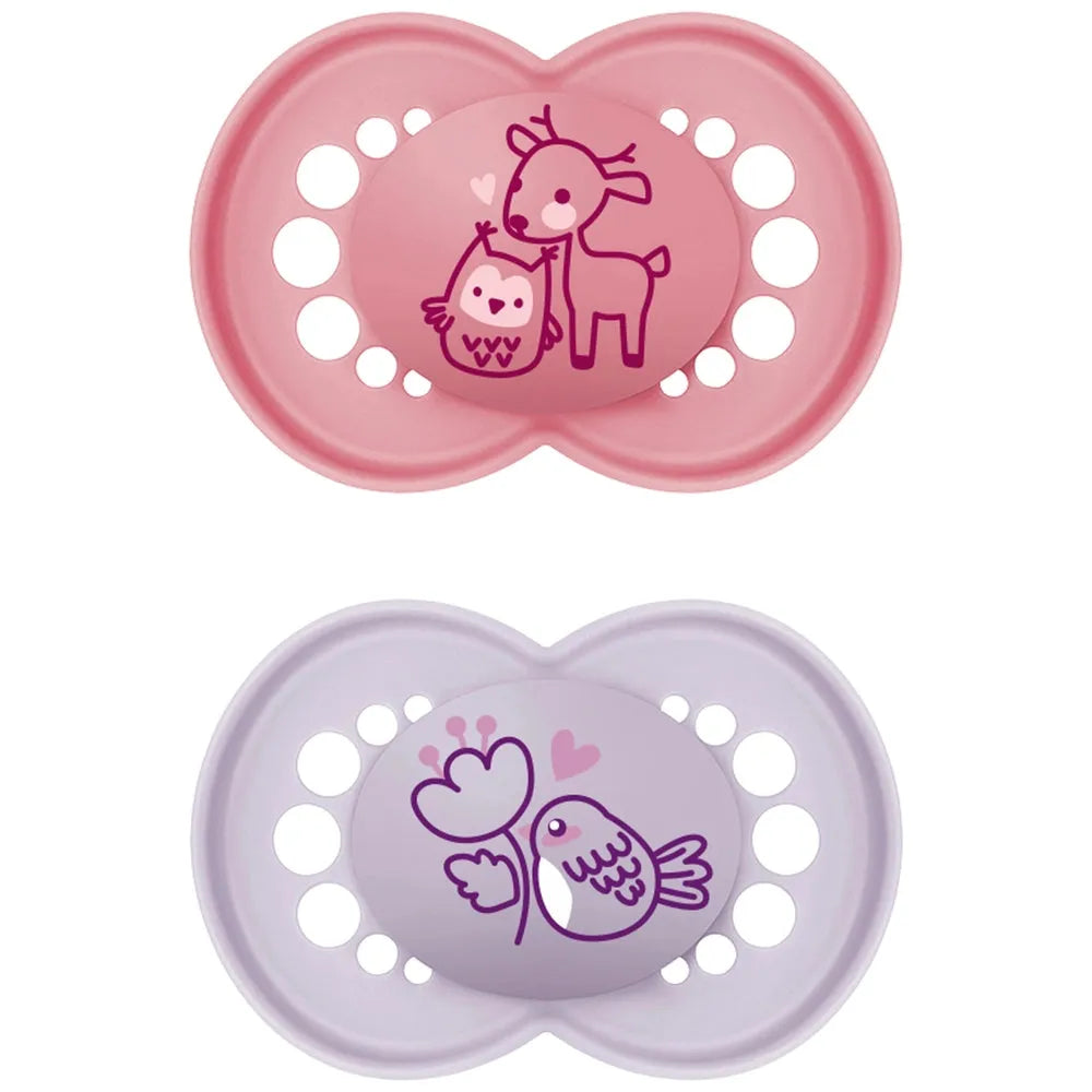 MAM Original Soothers 16+ Months- 2 Pack Girl