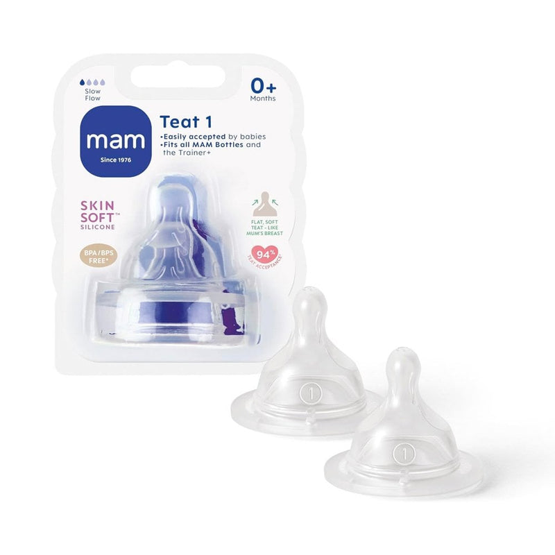 MAM Teats 0+ Months - 2 Pack