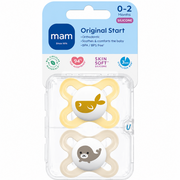 MAM Original Start Soothers 0-2 Months - 2 Pack