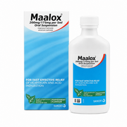 Maalox Oral Suspension Peppermint Flavour - 250ml