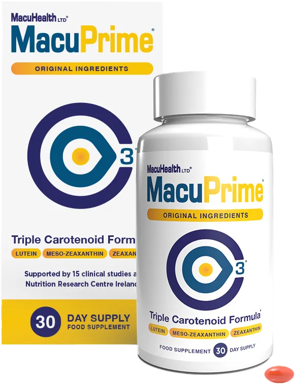 MacuPrime Triple Carotenoid Formula - 30/90 Pack