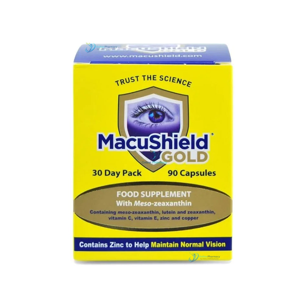 MacuShield Gold Eye Supplement Capsules - 90 Capsules (30 Day Pack)