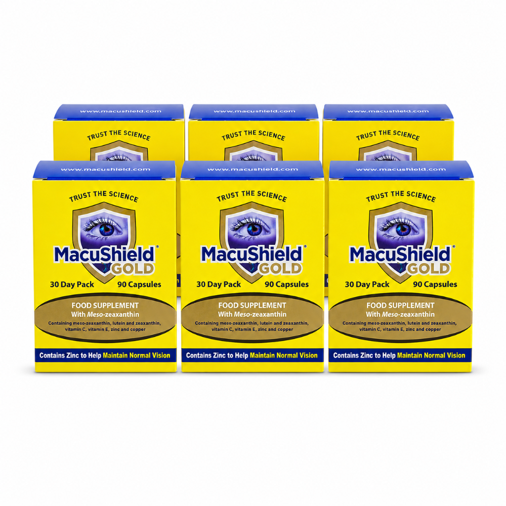 MacuShield Gold Eye Supplement Capsules - 6 Month Supply