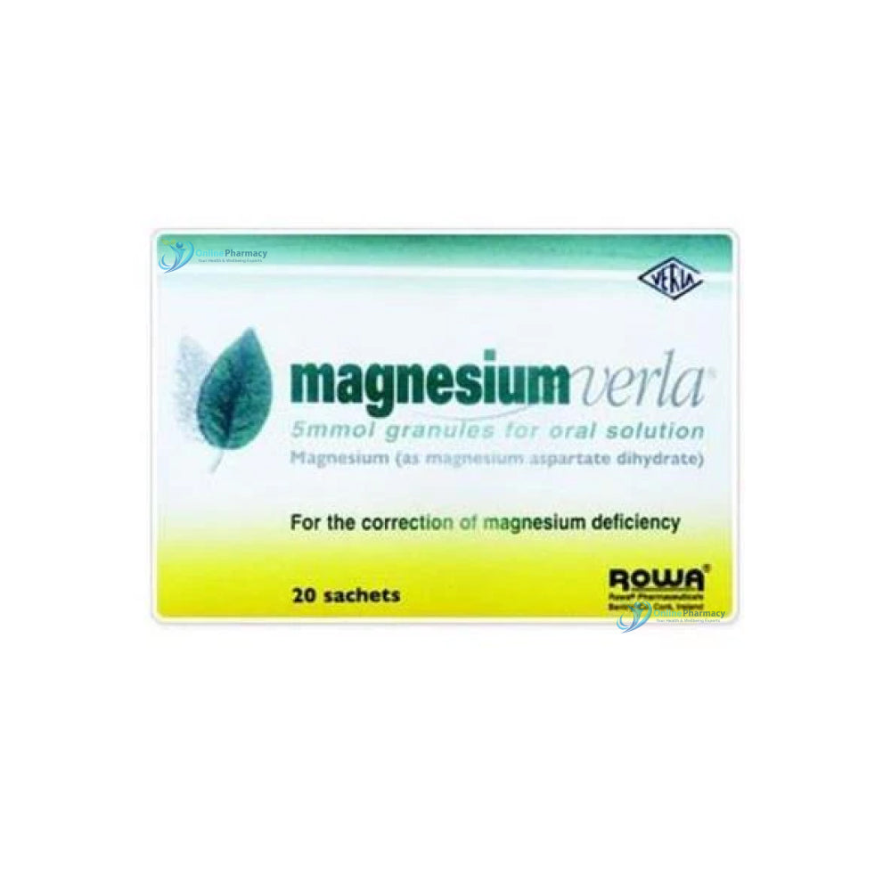 Magnesium Verla Granules - 20 Sachets