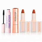 Makeup Revolution Nude Lips & Lashes Bundle