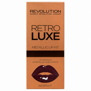 Makeup Revolution Retro Luxe Metallic Lip Kit