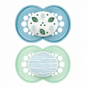 Mam Original Silicone Soothers 6-18 Months - 2 Pack
