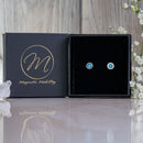 Birthstone Magnetic Stud Earrings