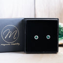 Birthstone Magnetic Stud Earrings