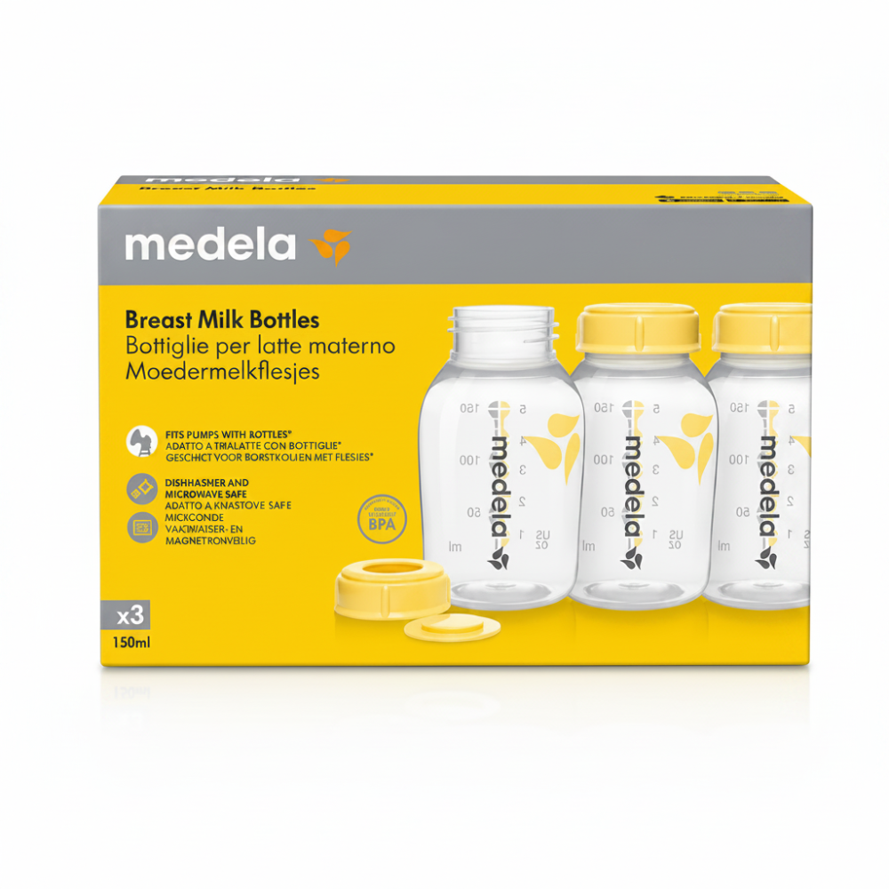 Medela Breastmilk Storage Bottles - 150ml x 3 Pack