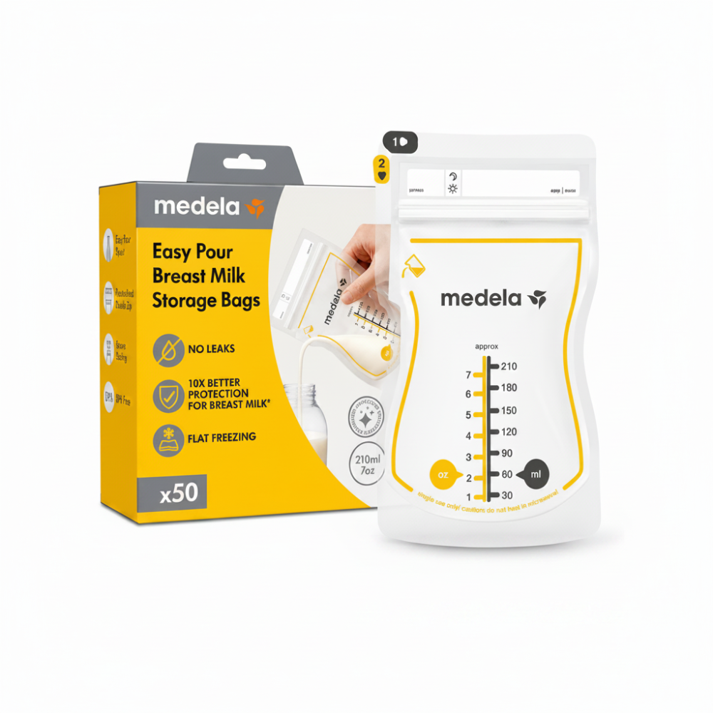 Medela Easy Pour Breastmilk Storage Bags - 50 Pack