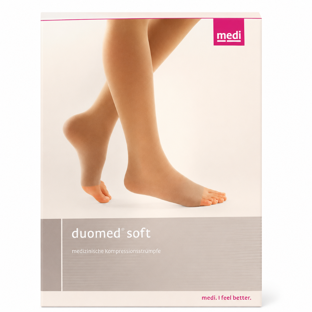 Medi British Standard Duomed Soft Class 1 Knee Length Compression Stockings (14-17mm Hg)