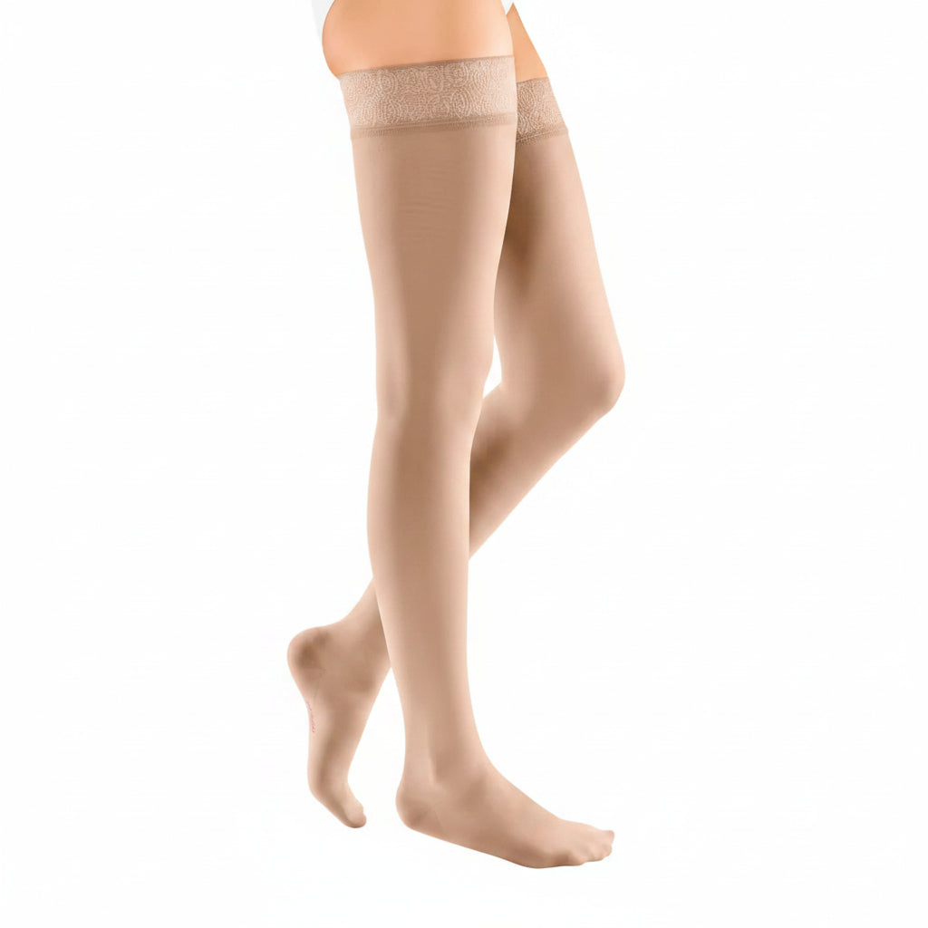 Medi Mediven Elegance Class 2 Thigh Length Compression Stockings With Silicone Topband (25-32mm Hg)