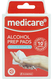 Medicare Alcohol Prep Pads - 10 Pack