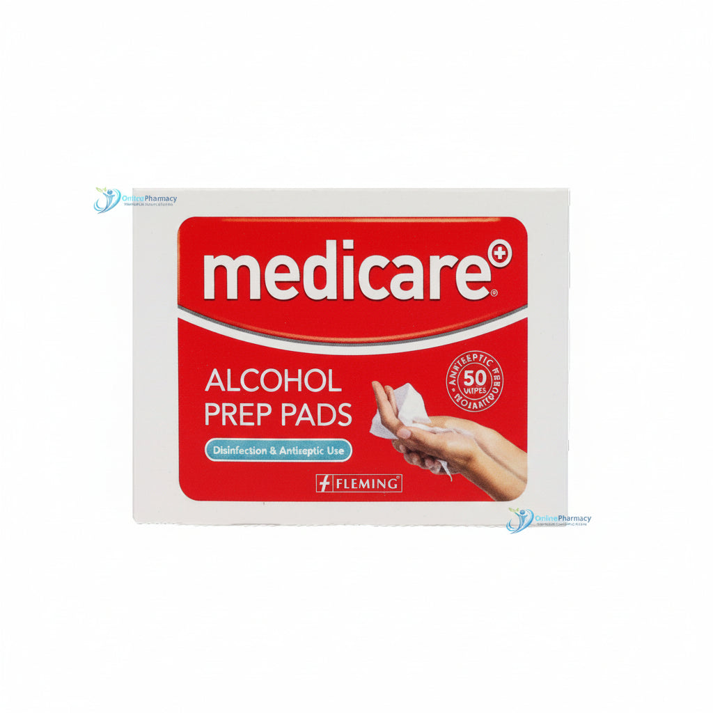 Medicare Alcohol Prep Pads - 50 Pack