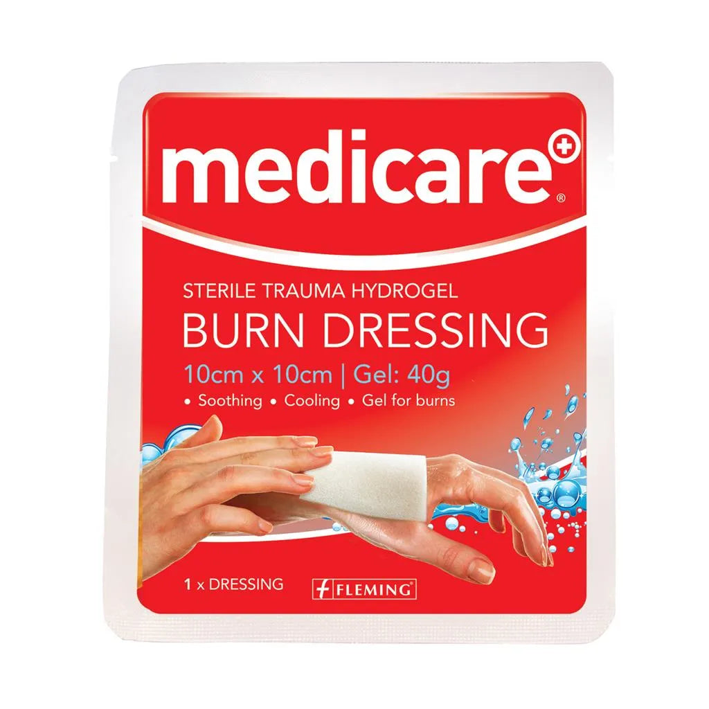 Medicare Burn Dressing - 10cm x 10cm Single Dressing