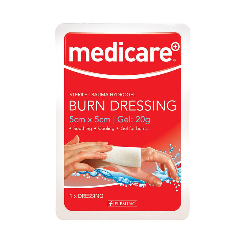 Medicare Burn Dressing - 5cm x 5cm Single Dressing