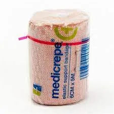 Medicrepe Elastic Support Crepe Bandage - 6cm x 5m (Single or Box of 24)