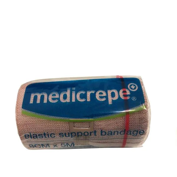Medicrepe Elastic Support Crepe Bandage - 8cm x 5m (Single or Box of 24)