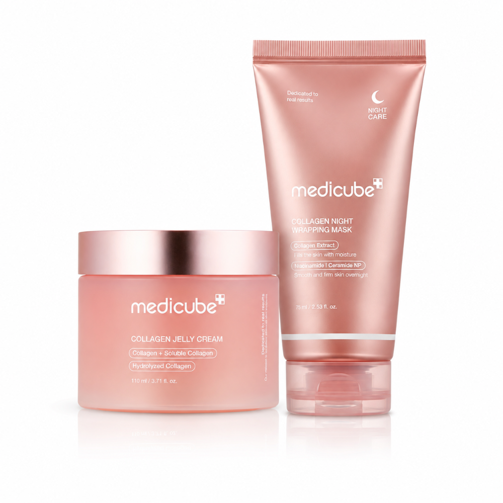 Medicube Collagen Night Wrapping Mask & Jelly Cream Bundle