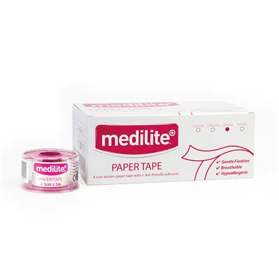 Medilite Paper Tape - 2.5cm x 5m