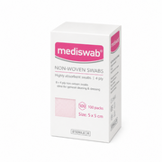 Mediswab Non-Sterile Non-Woven Swabs 5cm x 5cm 100'S