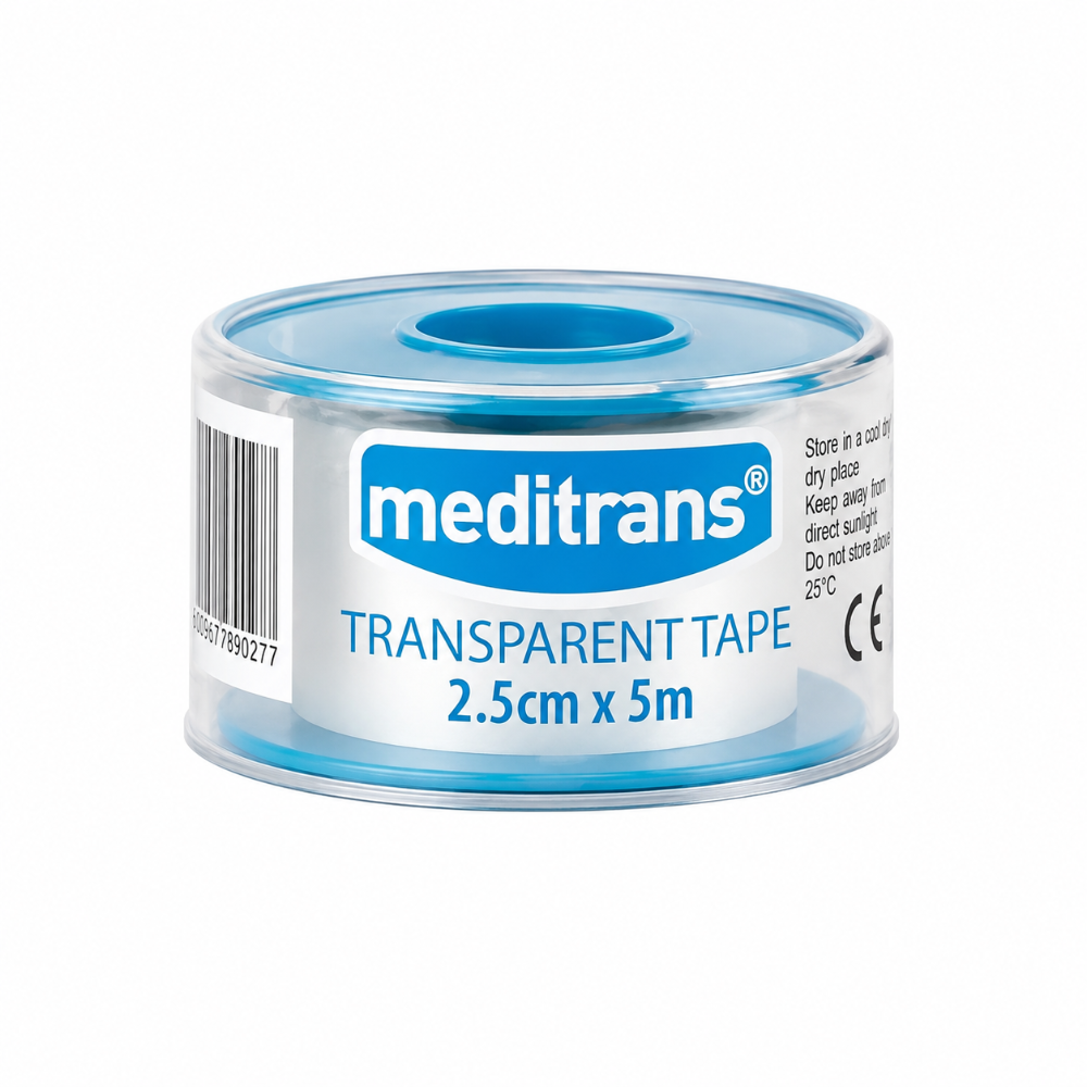 Meditrans Transparent Tape - 2.5cm x 5m