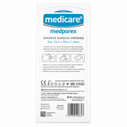 Medporex Adhesive Wound Dressing - 10cm x 30cm (Single Dressing)
