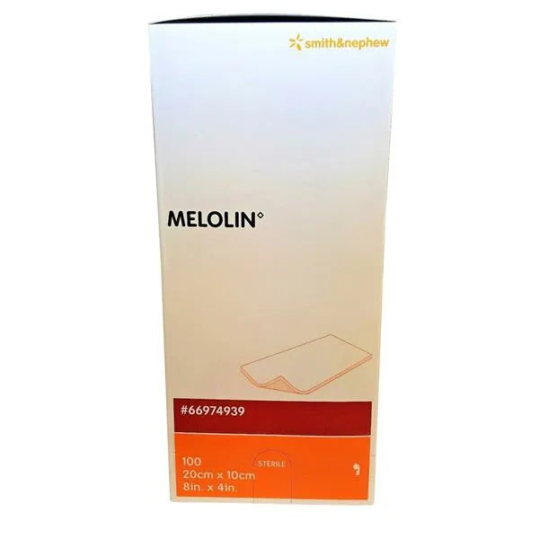 Melolin Non-Adhesive Wound Dressing 20cm x 10cm -  100 Pack